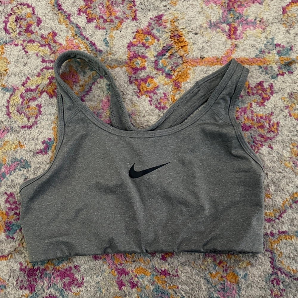 Nike Women's Charcoal Sports Bra